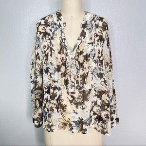 Patterson J. kincaid bell sleeves blouse xs